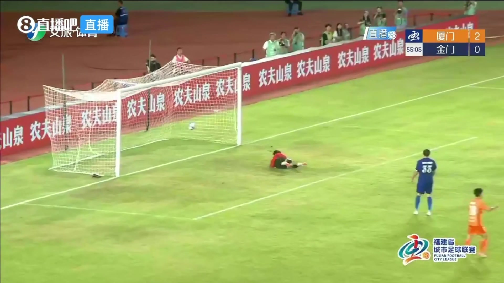 厦门队3-0金门队!江泽源门前世界波将比分改写