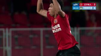 [进球视频]18岁小将张洪福打入生涯首球 铁人连扳两球